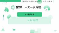 北师大版（2024）七年级上册（2024）1 认识方程教学ppt课件