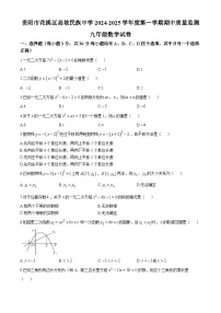 贵州省贵阳市花溪区高坡民族中学2024—2025学年九年级上学期10月期中数学试题