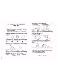 新疆维吾尔自治区阿克苏地区拜城县2024-2025学年八年级上学期期中考试数学试题