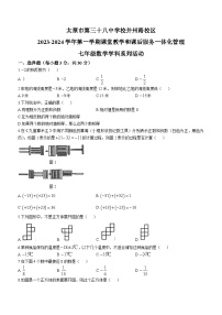 山西省太原市第三十八中学校2024-2025学年上学期第一次月考七年级数学试卷 (无答案)