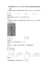 云南省昆明市2024-2025学年七年级上学期期中数学试题