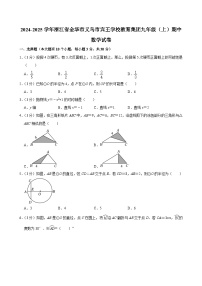 浙江省金华市义乌市宾王学校教育集团2024-2025学年九年级上学期期中数学试卷