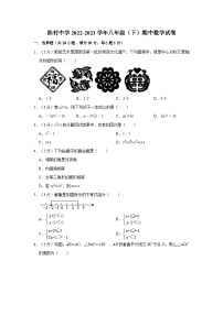 2022-2023学年广东省茂名市电白区陈村中学八年级（下）期中数学试卷