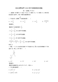河北省邢台市2024年中考模拟数学试卷（解析版）
