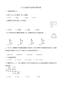 广东省深圳市深圳实验学校初中部2024-2025学年七年级上学期期中考试数学试卷