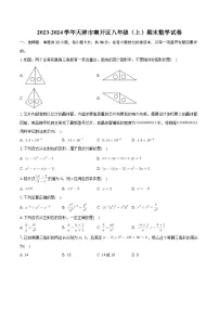 天津市南开区2023-2024学年八年级上学期期末数学试卷