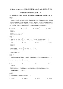 云南省2024—2025学年上学期学生综合素养阶段性评价七年级期中模拟卷一数学试卷(解析版)