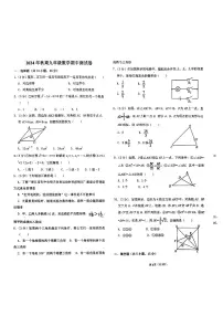 河南省驻马店市驿城区2024-2025学年九年级上学期11月期中考试数学试题