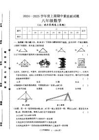 河南省驻马店市确山县2024-2025学年八年级上学期期中考试数学试题