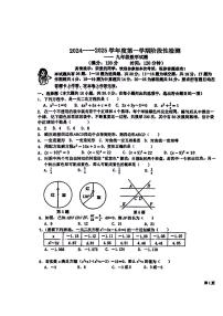 山东省青岛市市南区2024-2025学年九年级上学期期中考试数学试题