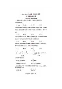 江苏省徐州市2024-—2025学年上学期七年级数学期中考试题