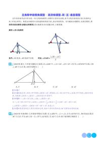 三角形中的倒角模型-高分线模型、双（三）垂直模型学案-2024年中考数学专题