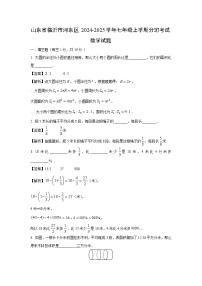 山东省临沂市河东区2024-2025学年七年级上学期开学分班考试数学试卷（解析版）
