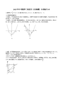 2025年中考数学二轮复习《压轴题》专项练习05（含答案）