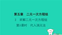 初中2 求解二元一次方程组课堂教学课件ppt