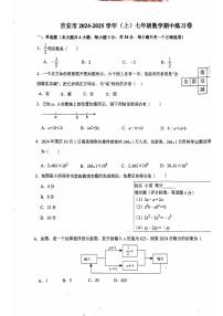 江西省吉安市永丰县十一校联考2024-2025学年八年级上学期11月期中数学试题