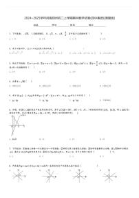 2024～2025学年河南郑州初二上学期期中数学试卷(四中集团)[原题+解析版]