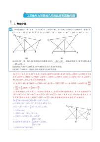 以三角形为背景的几何类比探究压轴问题-2023年中考数学压轴题专项训练