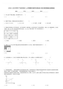 2024～2025学年广东深圳初二上学期期中数学试卷(蛇口育才教育集团)[原题+解析版]