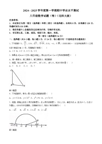 陕西省西安市高陵区2024-2025学年八年级上学期期中学业水平测试数学试卷