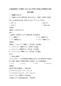 云南省昆明十中集团2024-2025学年七年级上学期期中考试数学试卷（解析版）