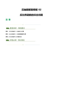 2025年中考数学二轮培优练习压轴题02 反比例函数的综合问题（3题型+解题模板+技巧精讲）（2份，原卷版+解析版）