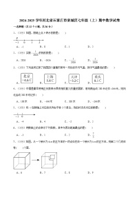 2024-2025学年河北省石家庄市栾城区七年级（上）期中数学试卷（含解析）