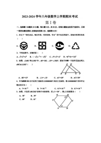 2023-2024学年河北省廊坊市霸州市部分学校八年级（上）期末数学试卷