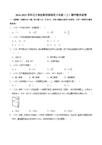 辽宁省沈阳市浑南市2024-2025学年八年级上学期数学期中试卷