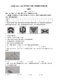 山西省朔州市右玉县右玉教育集团初中部2024-2025学年八年级上学期11月期中数学试题