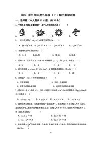 天津市河东四片区2024-2025学年九年级上学期期中数学试卷