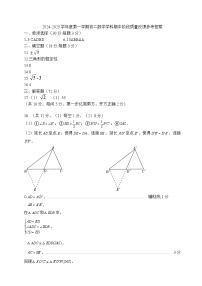 山东省威海荣成市实验中学（五四制）2024-2025学年七年级上学期期中考试数学试题