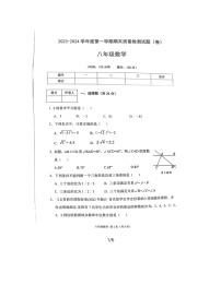 2023-2024学年陕西省宝鸡市陈仓区八年级（上）期末数学试卷