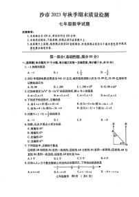 2023-2024学年湖北省荆州市沙市区七年级（上）期末数学试卷