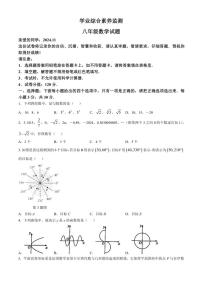 山东省枣庄市薛城区2024～2025学年八年级上学期11月期中数学试题(含答案)