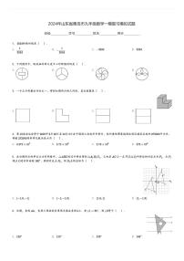 2024年山东省青岛市九年级数学中考一模复习模拟试题[原题+解析]