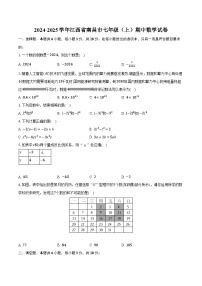 江西省南昌市2024-2025学年七年级上学期期中数学试卷