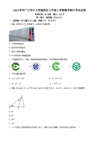 广东省广州市广大附中大学城校区2024~2025学年八年级上学期数学期中考试试卷