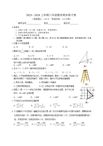 2023-2024学年福建省厦门市湖里区八年级（上）期末数学试卷