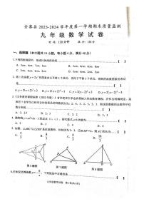 2023-2024学年安徽省六安市金寨县九年级（上）期末数学试卷
