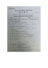 2023-2024学年福建省泉州市晋江市九年级（上）期末数学试卷