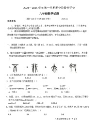 河南省濮阳市范县2024-2025学年八年级上学期11月期中考试数学试题
