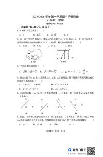 广东省深圳市宝安中学（集团）初中部2024-2025学年八年级上学期11月期中考试数学试题