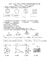 2023-2024学年福建省莆田市荔城区中山中学、九中联考九年级（上）期末数学试卷