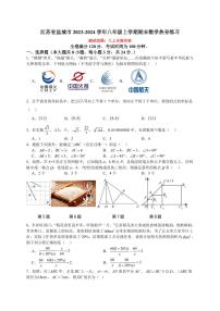 江苏省盐城市2023-2024学年八年级上学期期末数学热身练习（含答案）