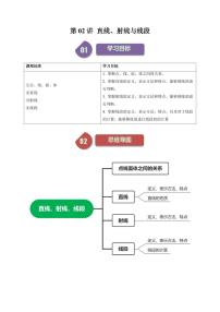 初中数学人教版（2024）七年级上册（2024）6.2 直线、射线、线段课堂检测