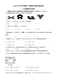 广东省潮州市湘桥区城西中学2024-2025学年九年级上学期期中考试数学试卷(无答案)