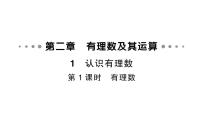 初中数学2.1 有理数作业ppt课件