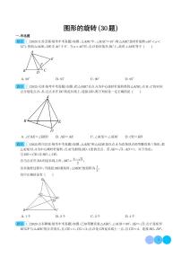 2023年中考数学真题分项汇编专题20 图形的旋转（原卷版+解析版）