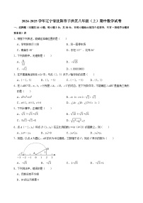 辽宁省沈阳市于洪区2024—2025学年八年级上学期中考试数学试卷